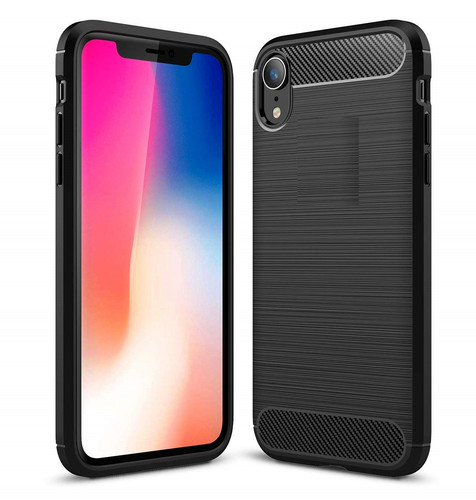 Cover nera per apple iphone - apple, xr